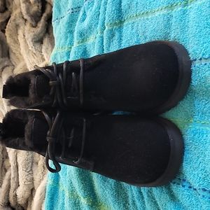 WEDGE UGGS lace up front womens size 7